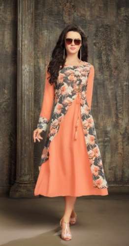 Textile Mart Party Wear Georgette Kurtis 