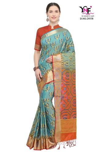 YNF Ikkat Silk