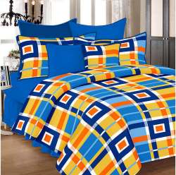 printed double bed sheet