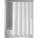 plain white shower curtain