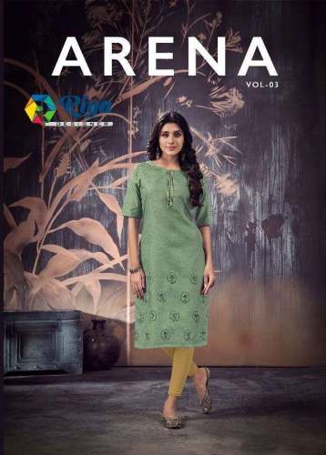 Arena Vol 3 Cotton Kurti by Riya Designer  by Kapdavilla