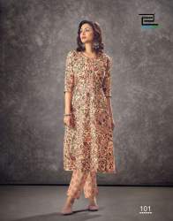 Cotton Show Kurti Pent Combo Set by Blue Hills