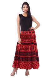 Cotton Wrap Around Skirt