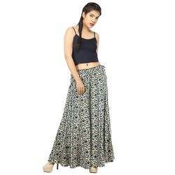 Jaipuri Printed Cotton Divider Palazzo