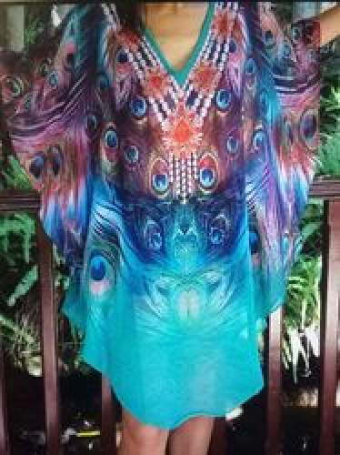 Ladies Digital Printed Kaftan