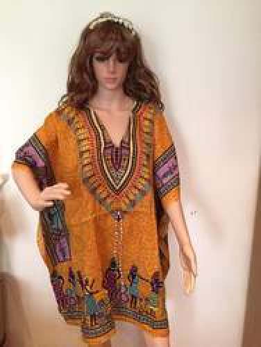 Ladies Half Sleeve Printed Kaftan