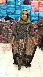  Rayon Printed Ladies Kaftan