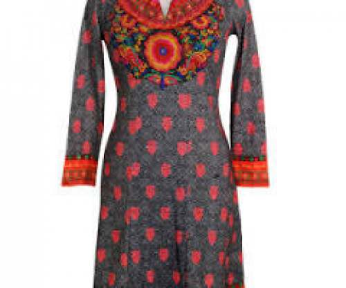 Casual Embroidered Short Kurti by Rangriti Creation