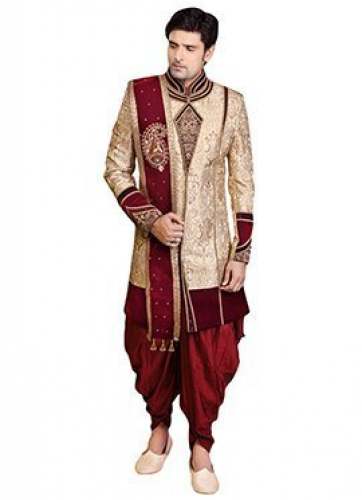Designer Mens Indo Western With Dothi by Subh Vivaah