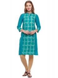 Ladies Designer Printed Kurti by Rangeelo