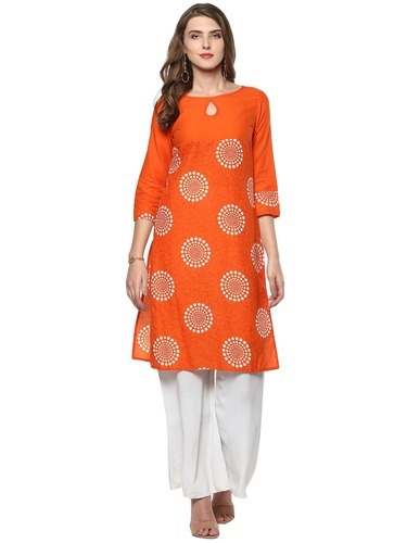 Ladies Digital Printed Kurti by Rangeelo
