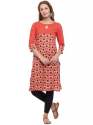  Straight Printed cotton kurti