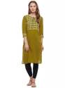  Straight Printed cotton kurti thumb 1