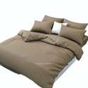 hotel-brown-strip-bed-sheet