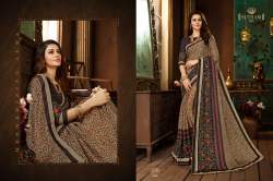 Designer Print Georgette Saree