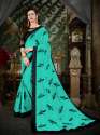 Fancy  Embroidered Georgette Saree thumb 5