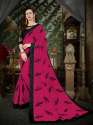 Fancy  Embroidered Georgette Saree thumb 6
