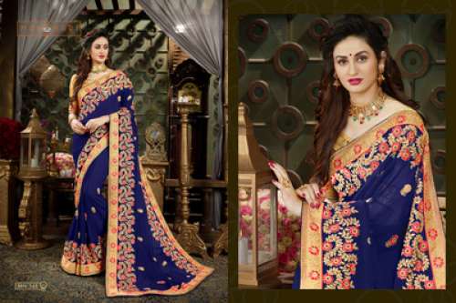 Georgette Art Silk Saree