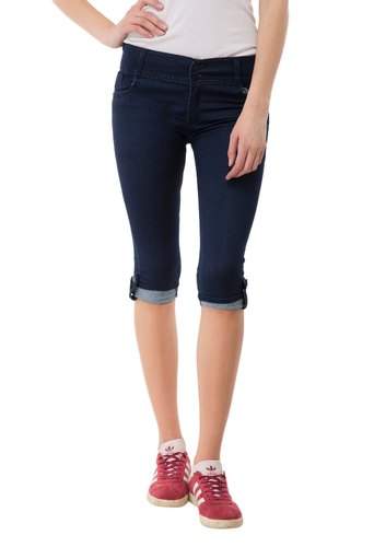 Women Denim Capri by Balika Creation