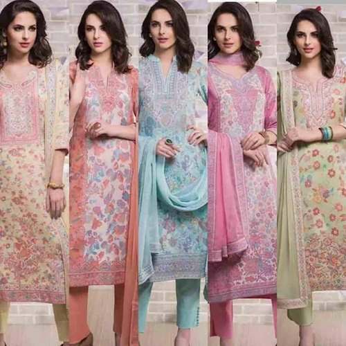 Ladies Printed Pashmina Suits