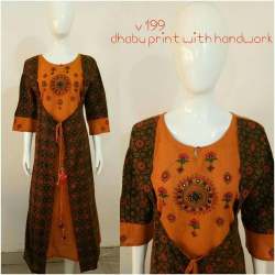 	Printed, Embroidered kurti