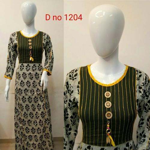 Ankel Length Kurtis