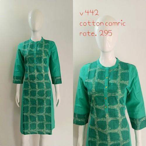 Cotton Camric Kurti by Om Creation