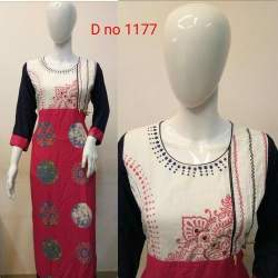 Cotton, Georgette kurti