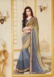 Printed Georgette saree - Vishal