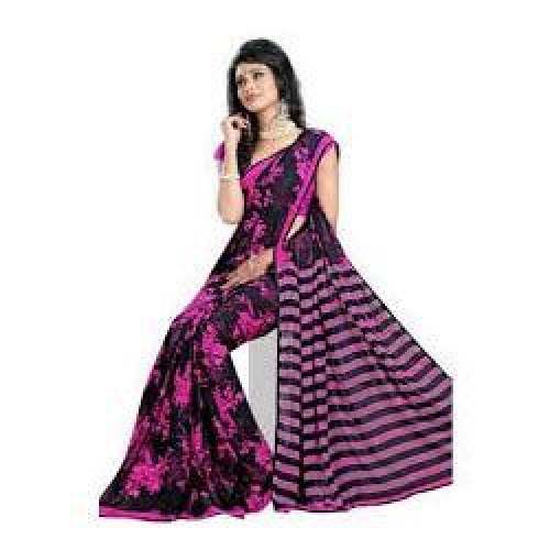 Ladies Printed Saree by Manpasand