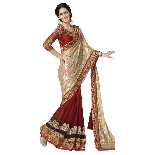 Embroidered Heavy Designer Saree