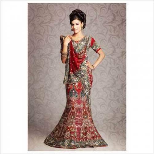 Stylish Wedding Wear Lehenga by Chahat Sarees