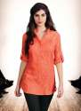 Fancy Short Orange Kurti