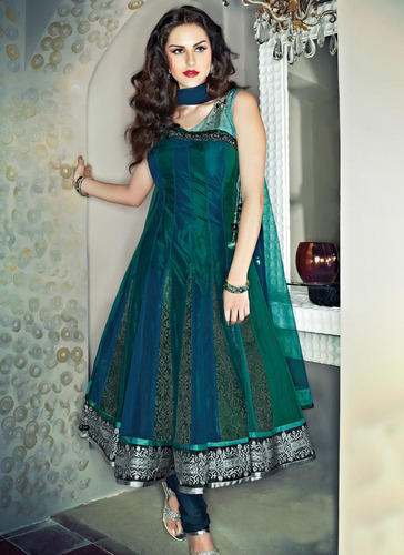 Ladies Fancy Green Salwar Suit by Aditya A Creation