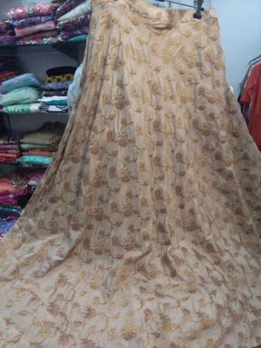 Net Golden Work Skirt by Aditya A Creation