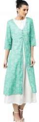 A-Line Cotton Kurti With Inner
