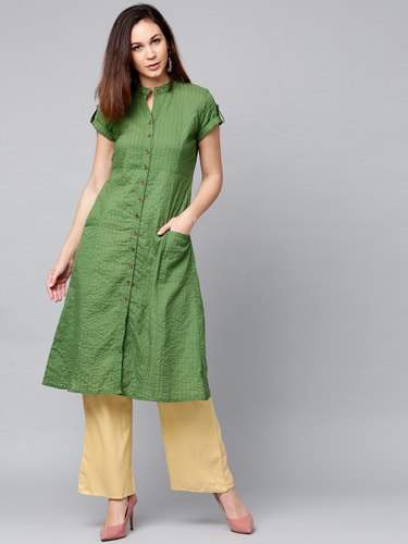 Cotton Palazzo Kurti by Jaipur Kurti by Nandani Creation Pvt Ltd