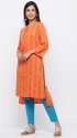 JK4036 Straight Rayon Kurti for Ladies 