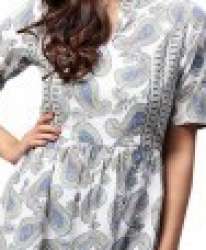 off white cotton kurti