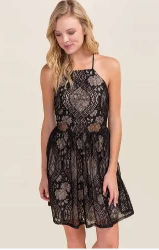 Ladies Black Western One Piece Dress