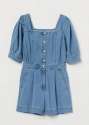 Ladies Denim Short Jumpsuit thumb 1