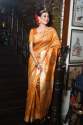 LIGHT ORANGE JAMDANI WEAVING TUSSAR SILK SAREE