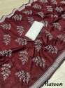 trending-new-maroon-silk-saree-with-raw-silk-blous