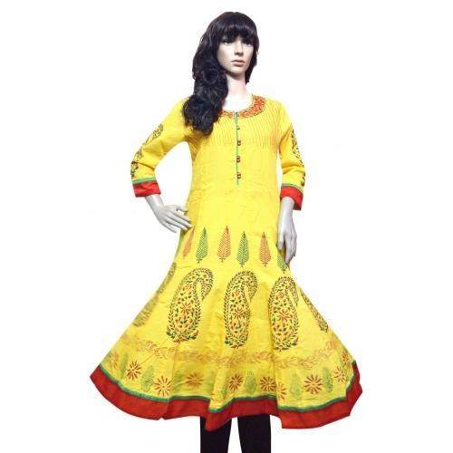 Ladies Anarkali Kurti by Sri Meena Textiles