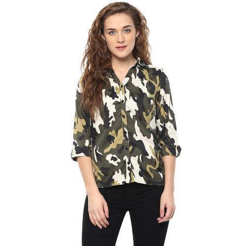 Ladies Army Print Shirts