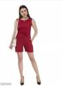 Ladies Plain Short Jumpsuit thumb 2