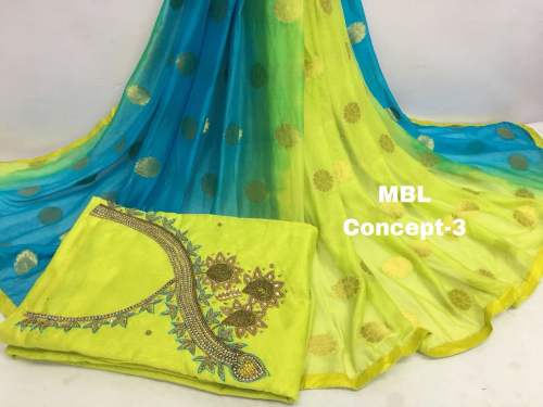  *CHANDERI COTTON DRESS - MATERIAL*