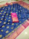 Balatani Hathi Print Silk Saree thumb 2