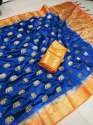 Balatani Hathi Print Silk Saree thumb 6