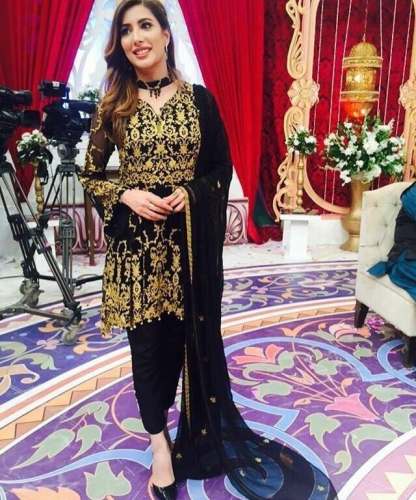 Black Anarkali Salwar Suit